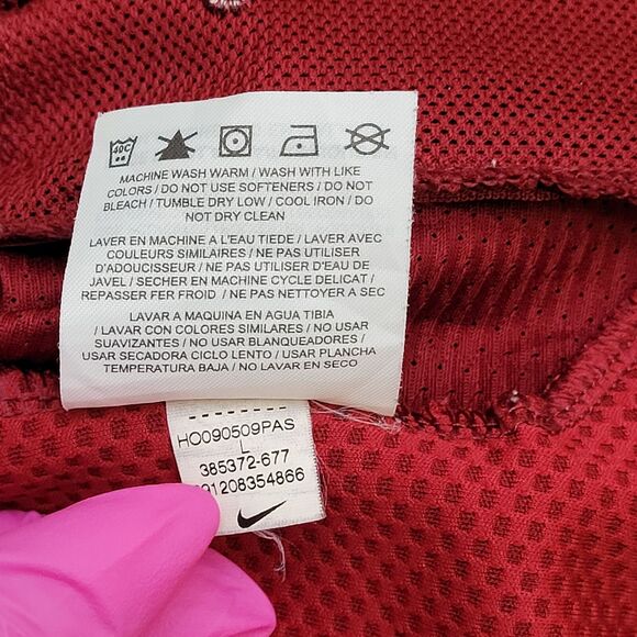 NikeFIT Pullover Jacket Large 22x26 Red - Picture 8 of 16